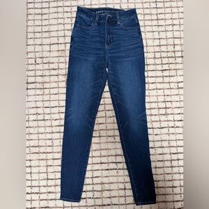 American Eagle Outfitters Dark Blue Skinny Jeans